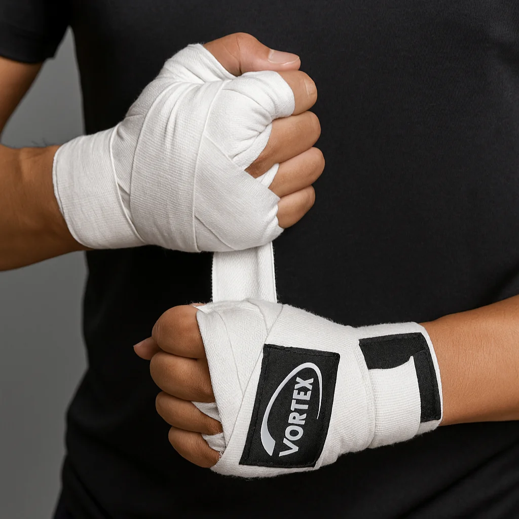 泰拳教室網站-商品使用情境圖-VORTEX無彈性手綁帶