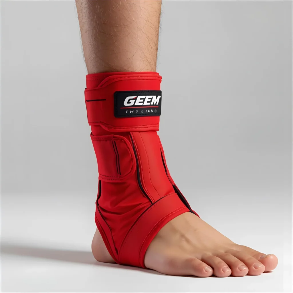 泰拳教室網站-商品情境圖-GEEM護踝-紅