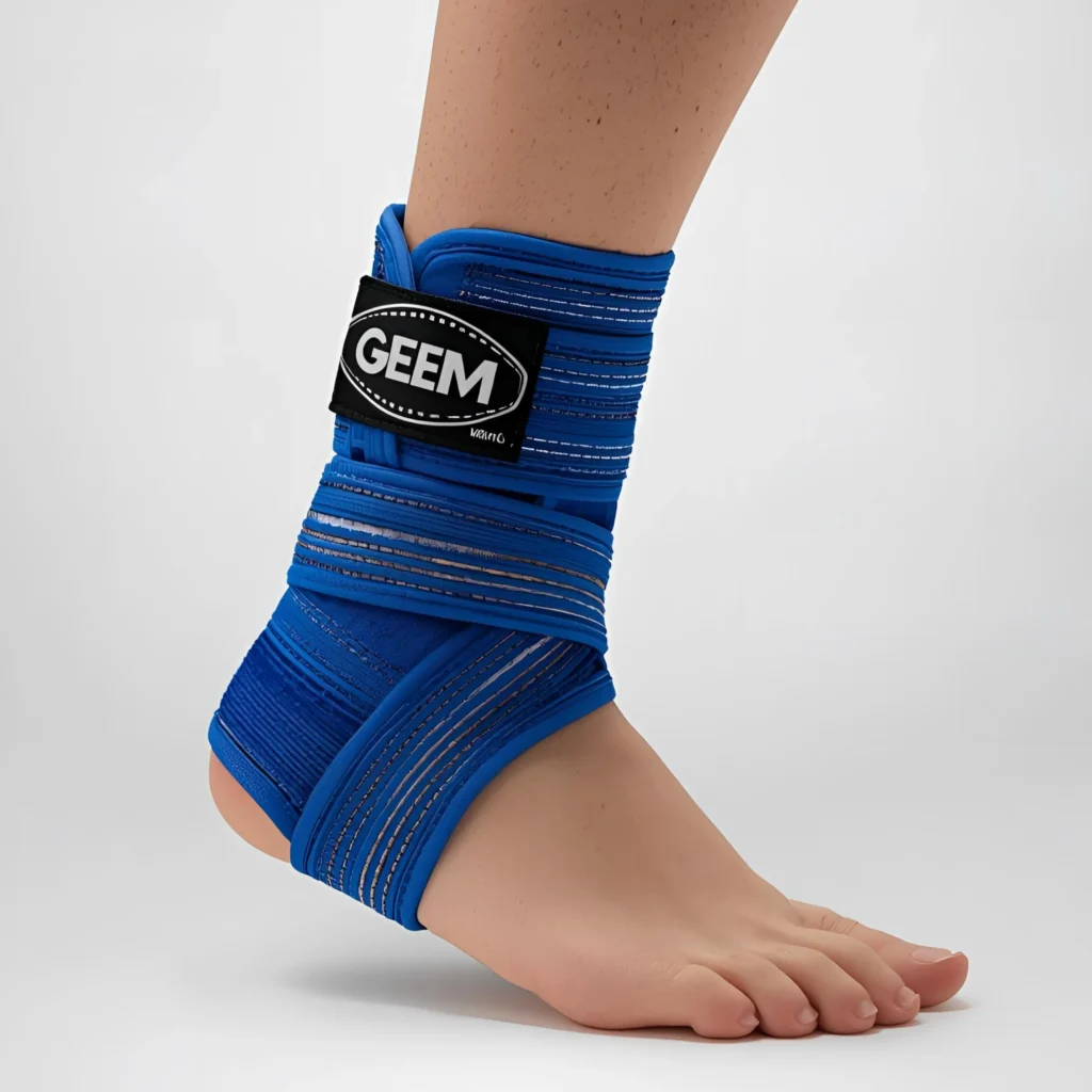 泰拳教室網站-商品情境圖-GEEM護踝-藍
