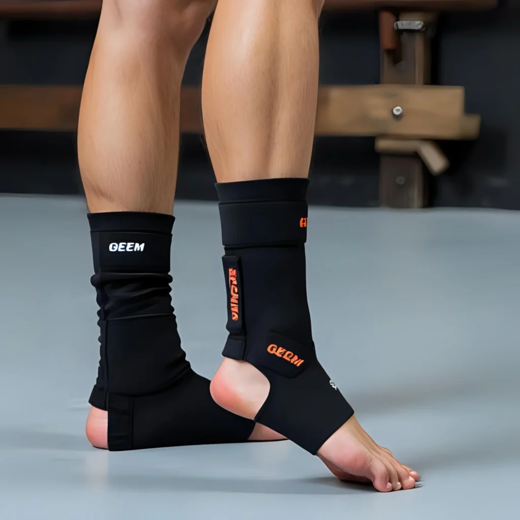 泰拳教室網站-商品情境圖-GEEM護踝-黑