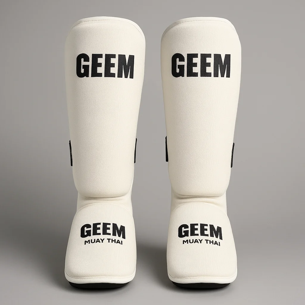 泰拳教室網站-商品示意圖-GEEM護腳脛-白