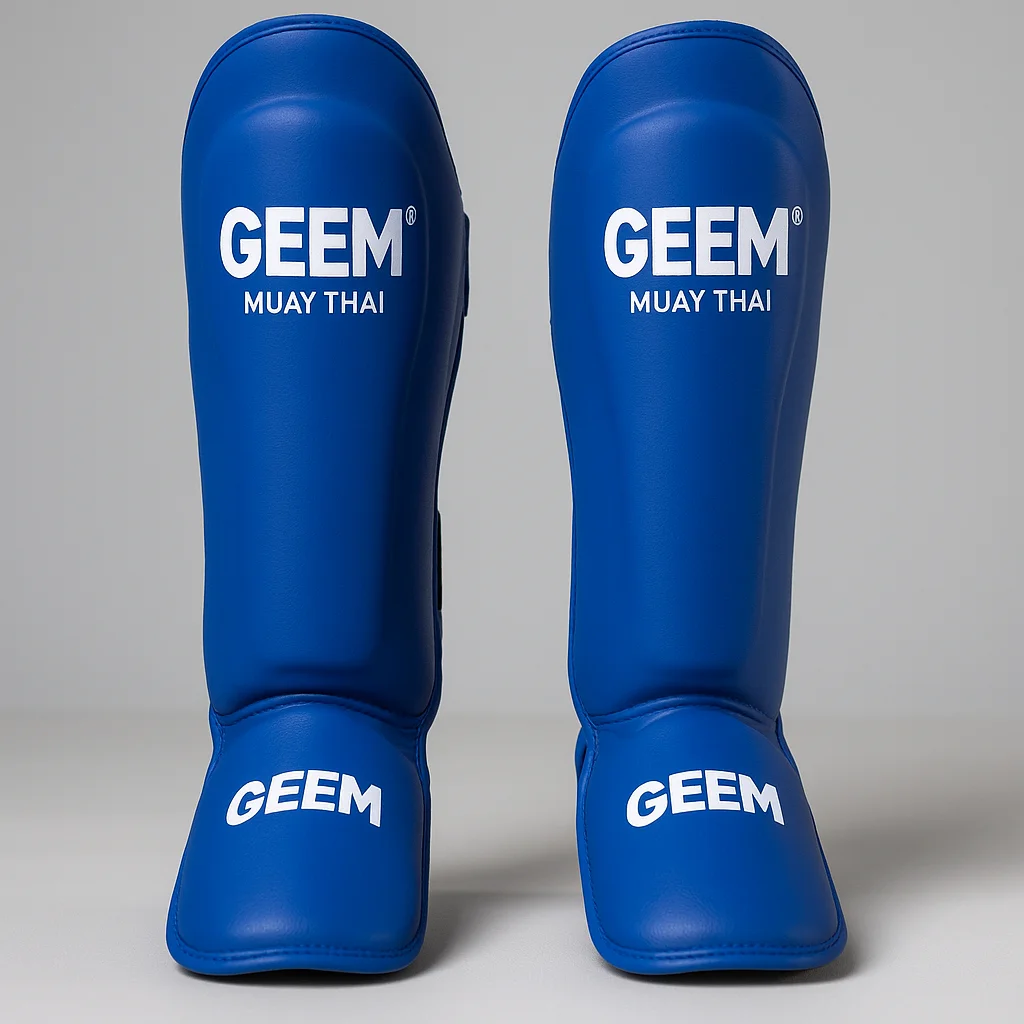 泰拳教室網站-商品示意圖-GEEM護腳脛-藍