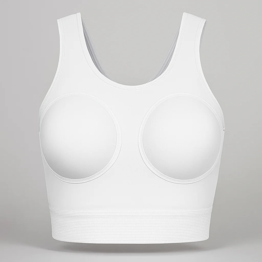 泰拳教室網站-商品示意圖-PAME女性護胸-白