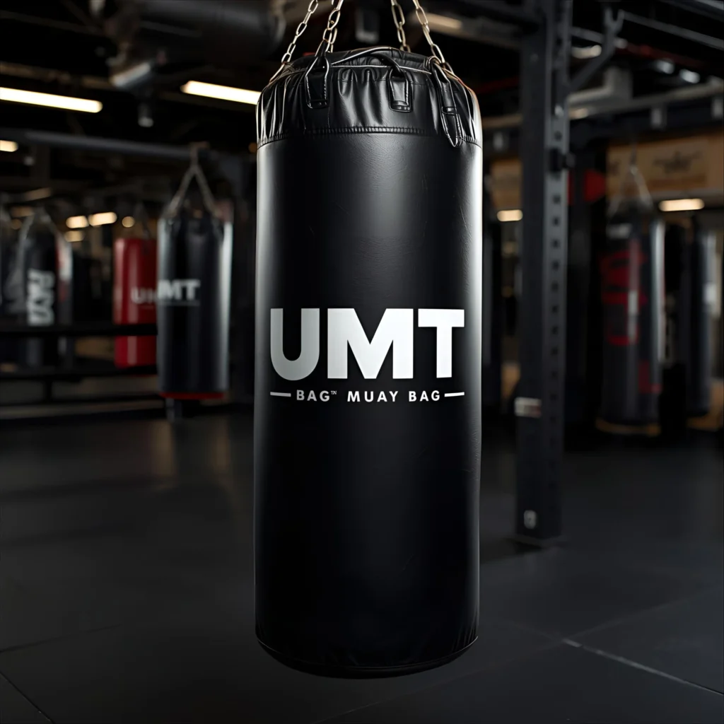 泰拳教室網站-商品示意圖-UMT吊式沙包-黑