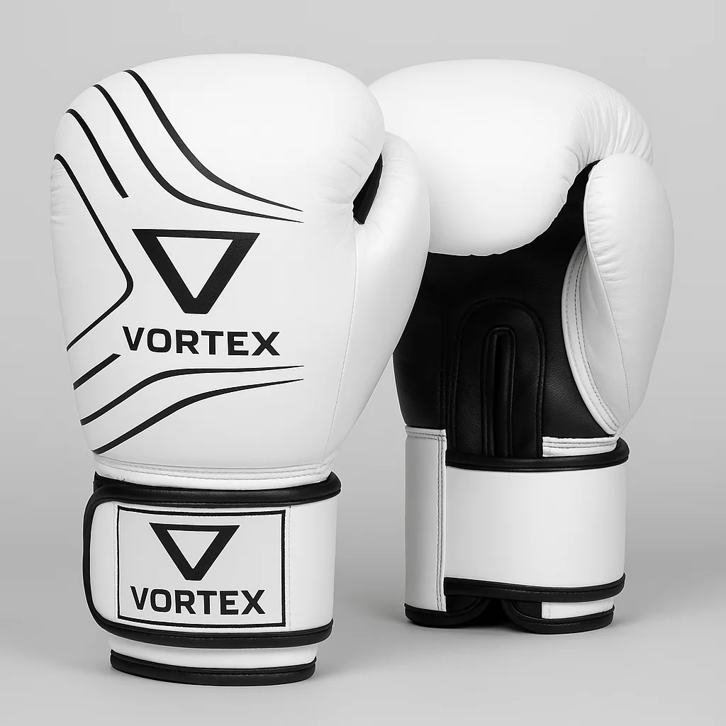 泰拳教室網站-商品示意圖-VORTEX合成皮拳套-白