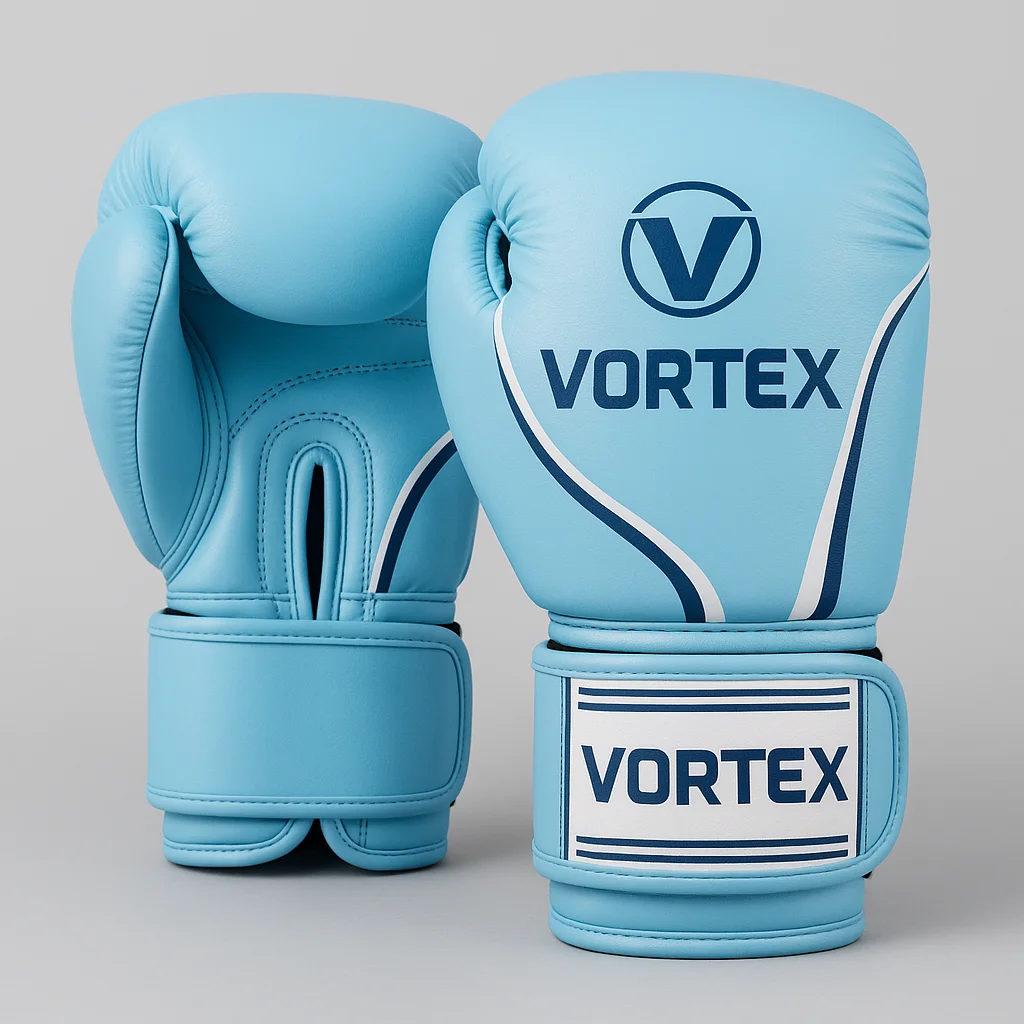 泰拳教室網站-商品示意圖-VORTEX合成皮拳套-粉藍
