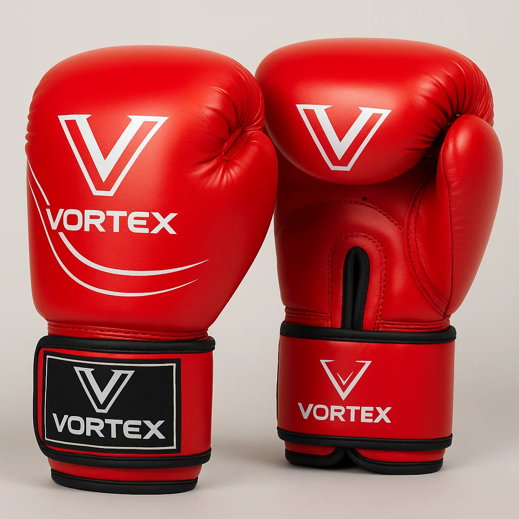 泰拳教室網站-商品示意圖-VORTEX合成皮拳套-紅