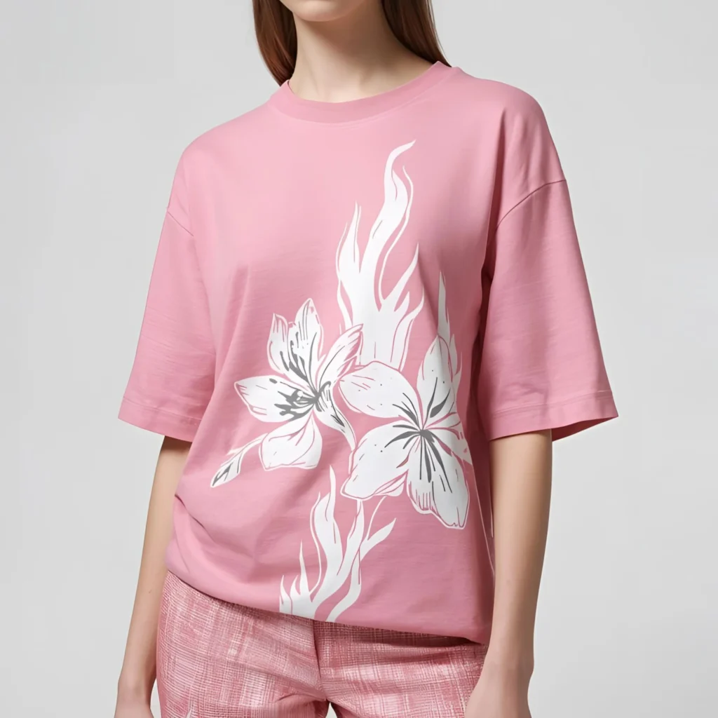 泰拳教室網站-商品示意圖-品牌排汗T-粉