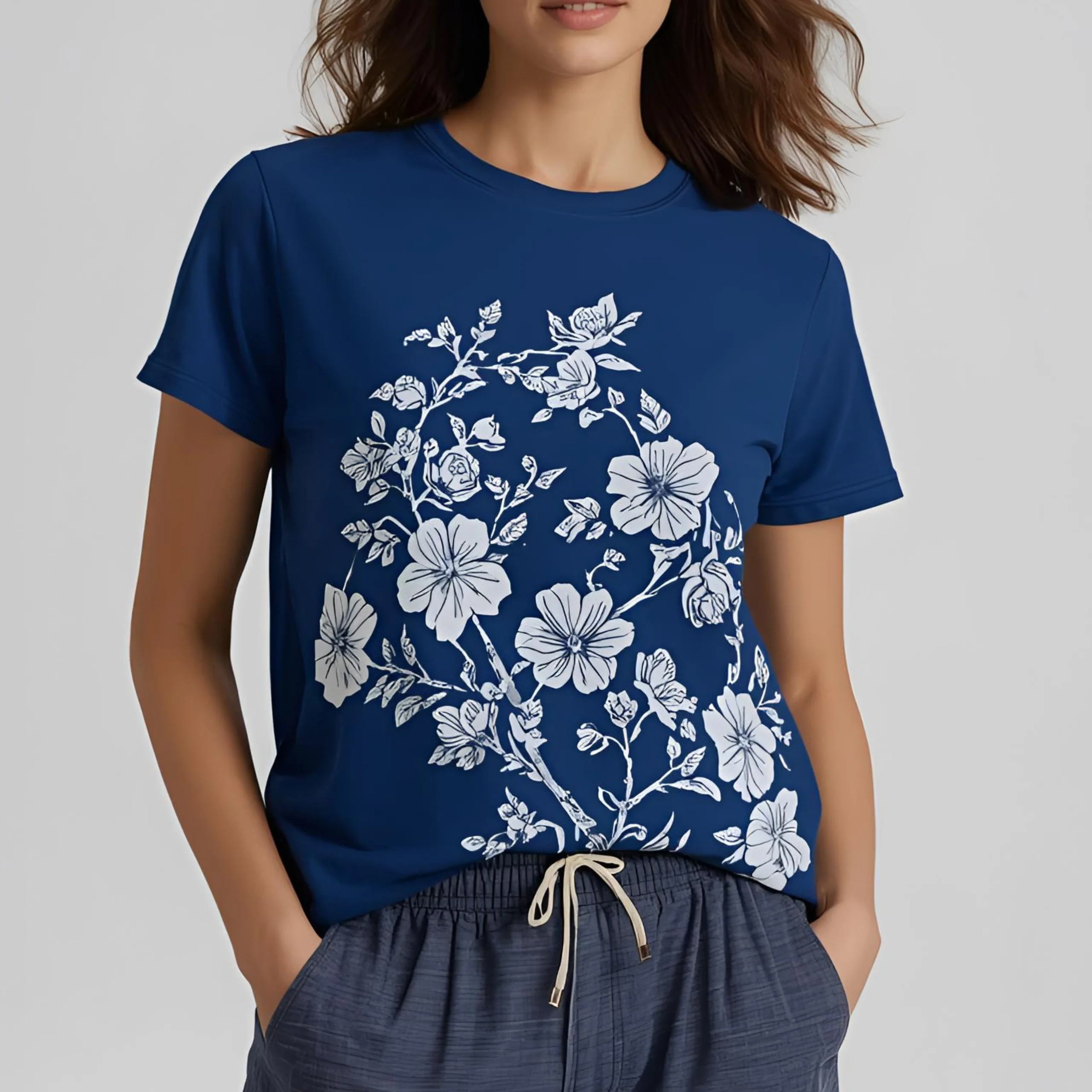 泰拳教室網站-商品示意圖-品牌排汗T-藍