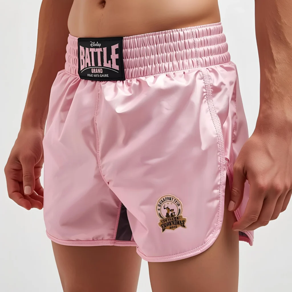 泰拳教室網站-商品示意圖-品牌泰拳褲-粉