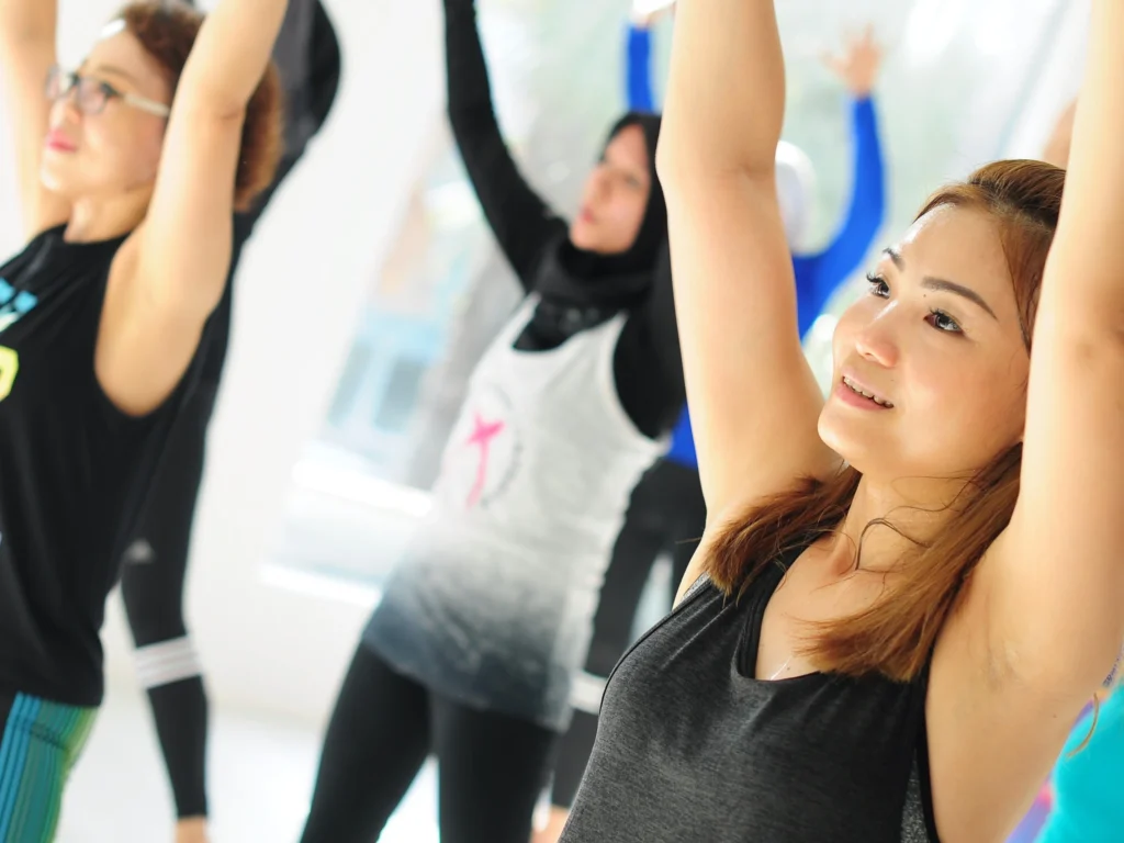 泰拳教室網站-學員熱身情境圖1