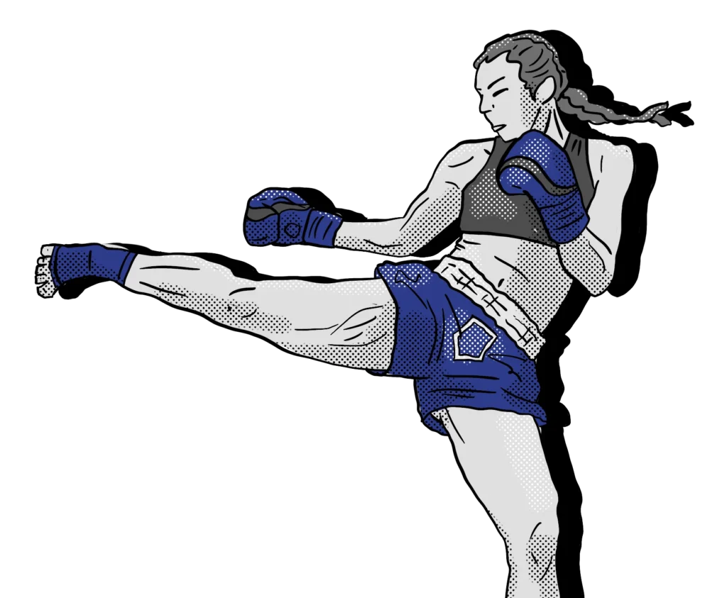 泰拳網站-女泰拳手-藍1